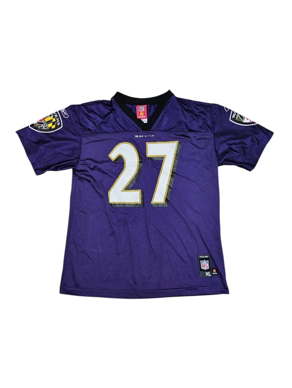Reebok Ray Rice Baltimore Ravens Youth XL 18-20 NFL Jersey Purple